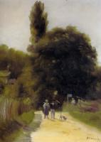 Renoir, Pierre Auguste - Two Figures in a Landscape
